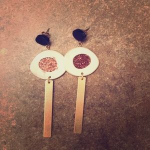 Anthropologie earrings never worn